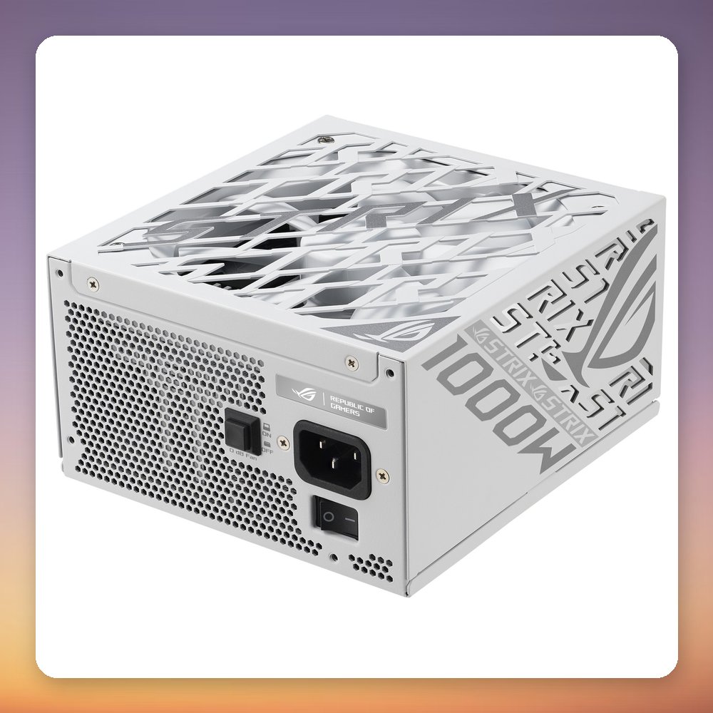 Asus ROG Strix 1000W Platinum White 80 PLUS Platinum ATX 3.1 Modular PSU – image 3