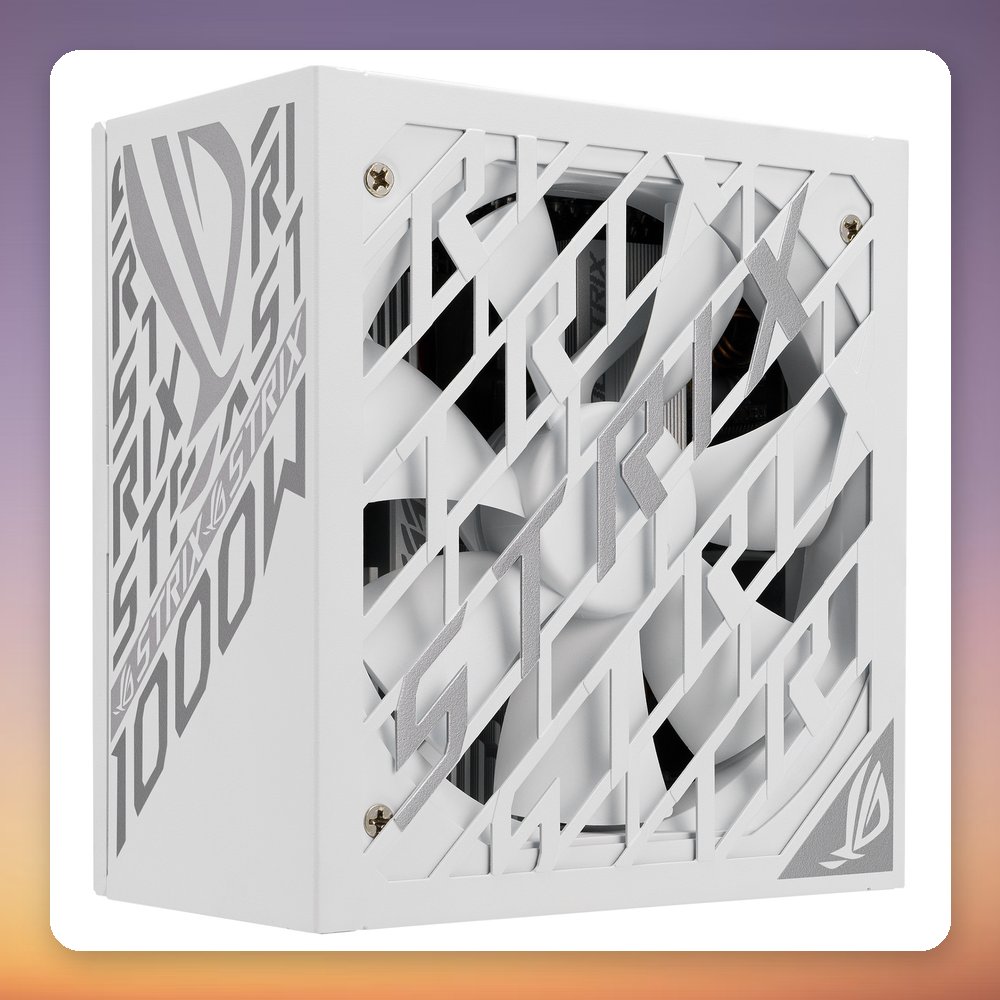 Asus ROG Strix 1000W Platinum White 80 PLUS Platinum ATX 3.1 Modular PSU – image 4