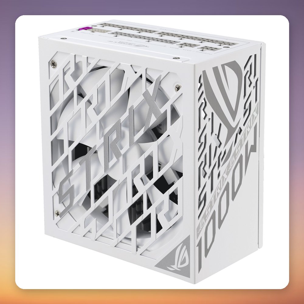 Asus ROG Strix 1000W Platinum White 80 PLUS Platinum ATX 3.1 Modular PSU – image 6