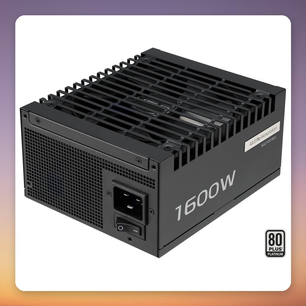 Asus Pro WS 1600W 80 PLUS Platinum Fully Modular ATX 3.1 PSU
