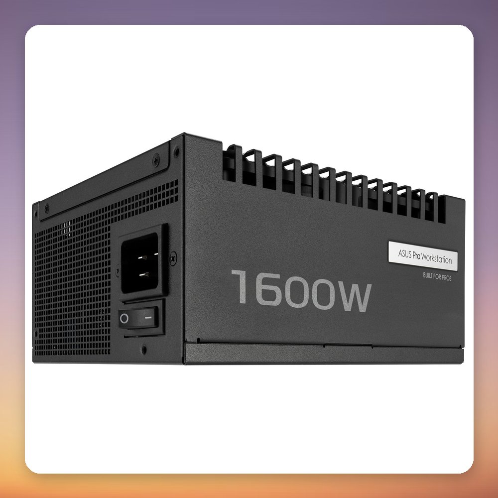 Asus Pro WS 1600W 80 PLUS Platinum Fully Modular ATX 3.1 PSU – image 2
