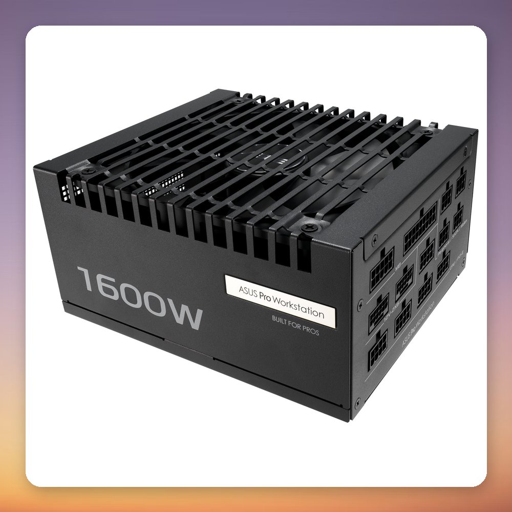 Asus Pro WS 1600W 80 PLUS Platinum Fully Modular ATX 3.1 PSU – image 4