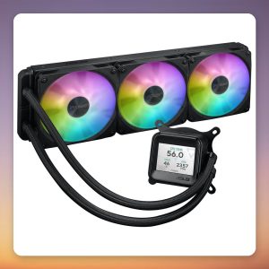 Asus PRIME LC 360 ARGB LCD 360 mm AIO Liquid CPU Cooler, Black