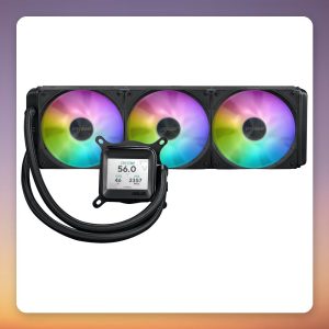 Asus PRIME LC 360 ARGB LCD 360 mm AIO Liquid CPU Cooler, Black