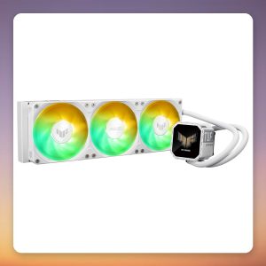 Asus TUF Gaming LC III 360 ARGB LCD 360 mm AIO Liquid Cooler, White