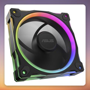 Asus Prime MR120 ARGB Reverse Fan 120 mm PWM, Black, Single Pack