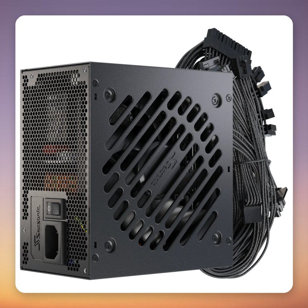 Seasonic CORE BC-750 750W 80 PLUS Bronze ATX 3.1 PSU, Black – image 2