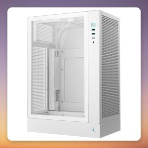 Deepcool CH170 PLUS White Micro-ATX Mid-Tower Case with Tempered Glass