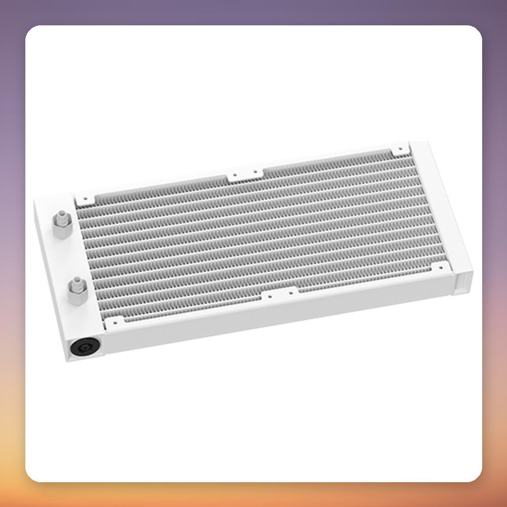 Deepcool LM240 WH 240 mm AIO Liquid CPU Cooler with 2.4-inch IPS Display, White – image 2