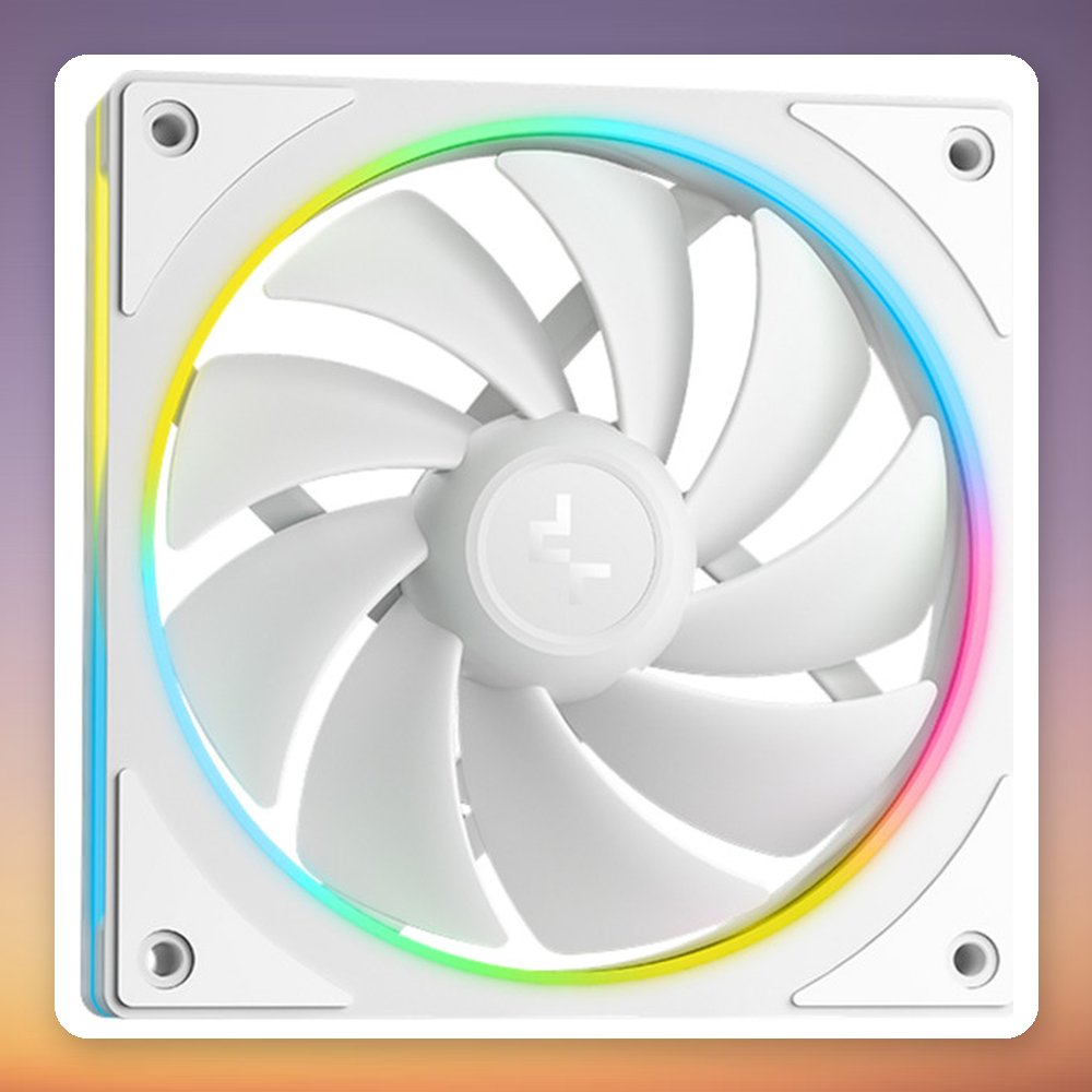 Deepcool LM240 WH 240 mm AIO Liquid CPU Cooler with 2.4-inch IPS Display, White – image 3