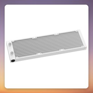 Deepcool LM360 WH 360 mm AIO Liquid CPU Cooler with 2.4-inch IPS Display, White