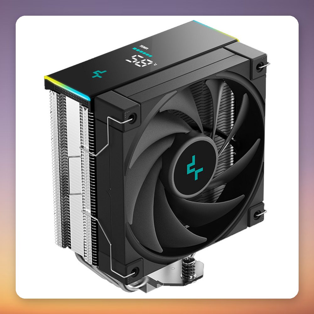 Deepcool AK400 DIGITAL SE 120 mm Single Tower CPU Cooler, Black, Digital Display
