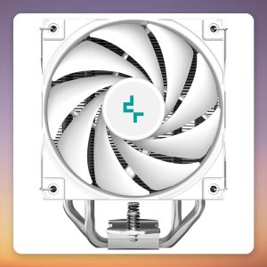 Deepcool AK400 DIGITAL SE WH 120 mm CPU Air Cooler, White, 4 Heatpipes