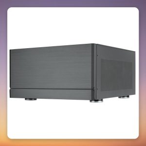 Silverstone Crown 04 HTPC Case (SST-CW04TB), Dark Grey, ATX to SSI-EEB, 48 L