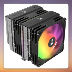 Silentware Titan 120 mm Dual Tower CPU Cooler, ARGB, 6 Heatpipes