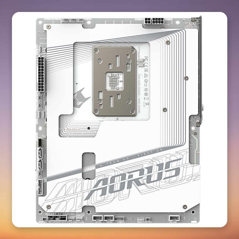 Gigabyte X870 AORUS STEALTH ICE AM5 ATX Motherboard, White, DDR5, Wi-Fi 7 – image 3