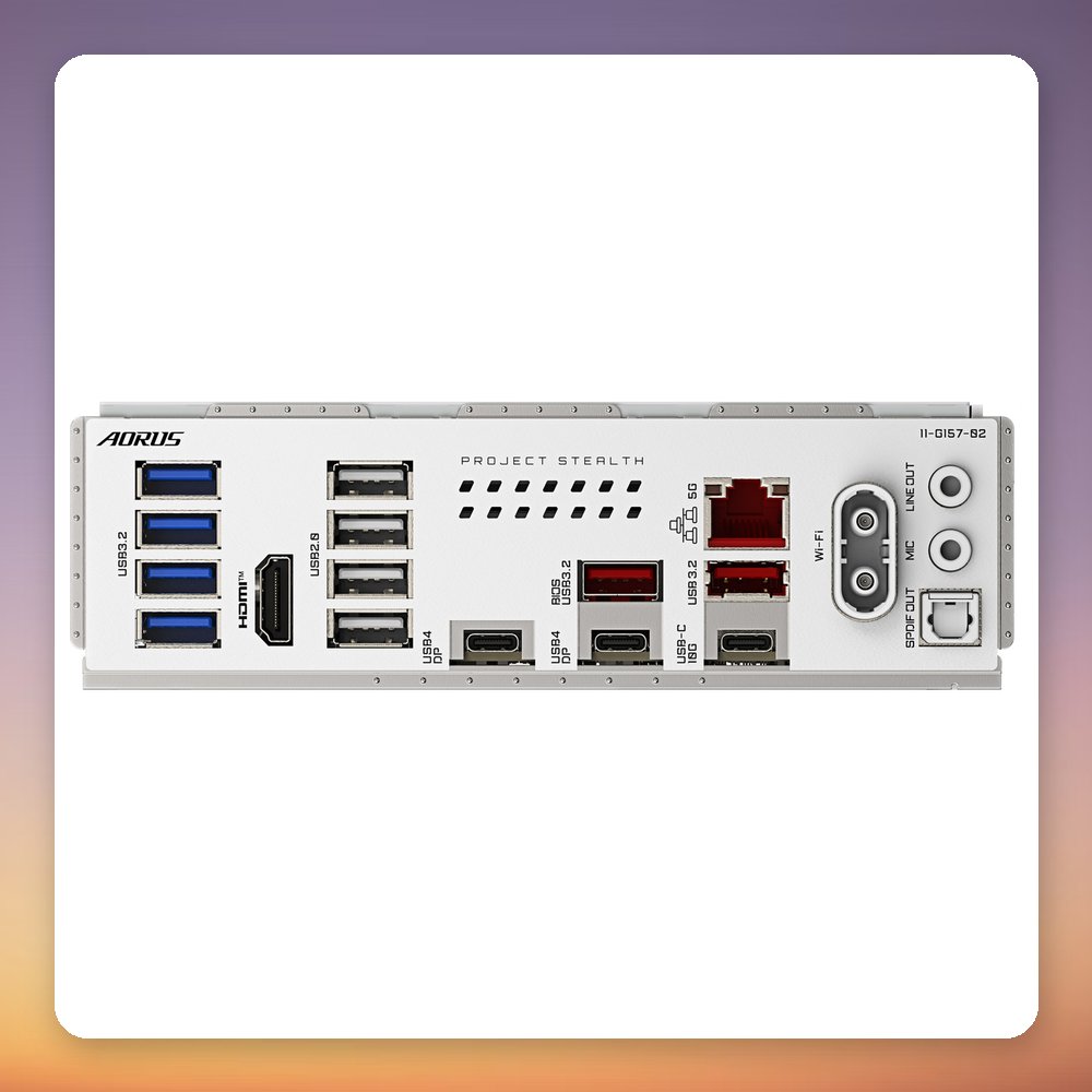 Gigabyte X870 AORUS STEALTH ICE AM5 ATX Motherboard, White, DDR5, Wi-Fi 7 – image 6