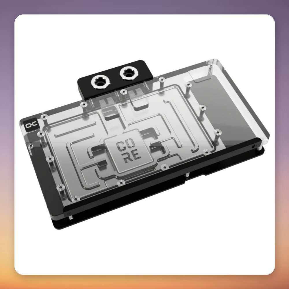 Alphacool Core GeForce RTX 5080 Solid + AMP Water Block with Backplate, ARGB