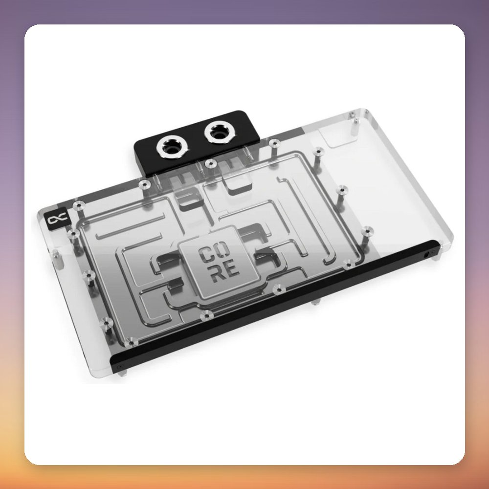 Alphacool Core GeForce RTX 5080 Solid + AMP Water Block with Backplate, ARGB – image 2