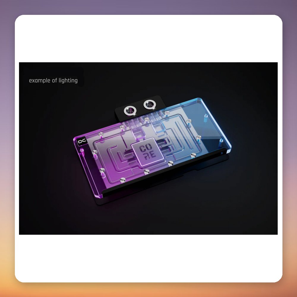 Alphacool Core GeForce RTX 5080 Prime Water Block with Backplate, ARGB (Asus Prime RTX 5080/5070 Ti) – image 3