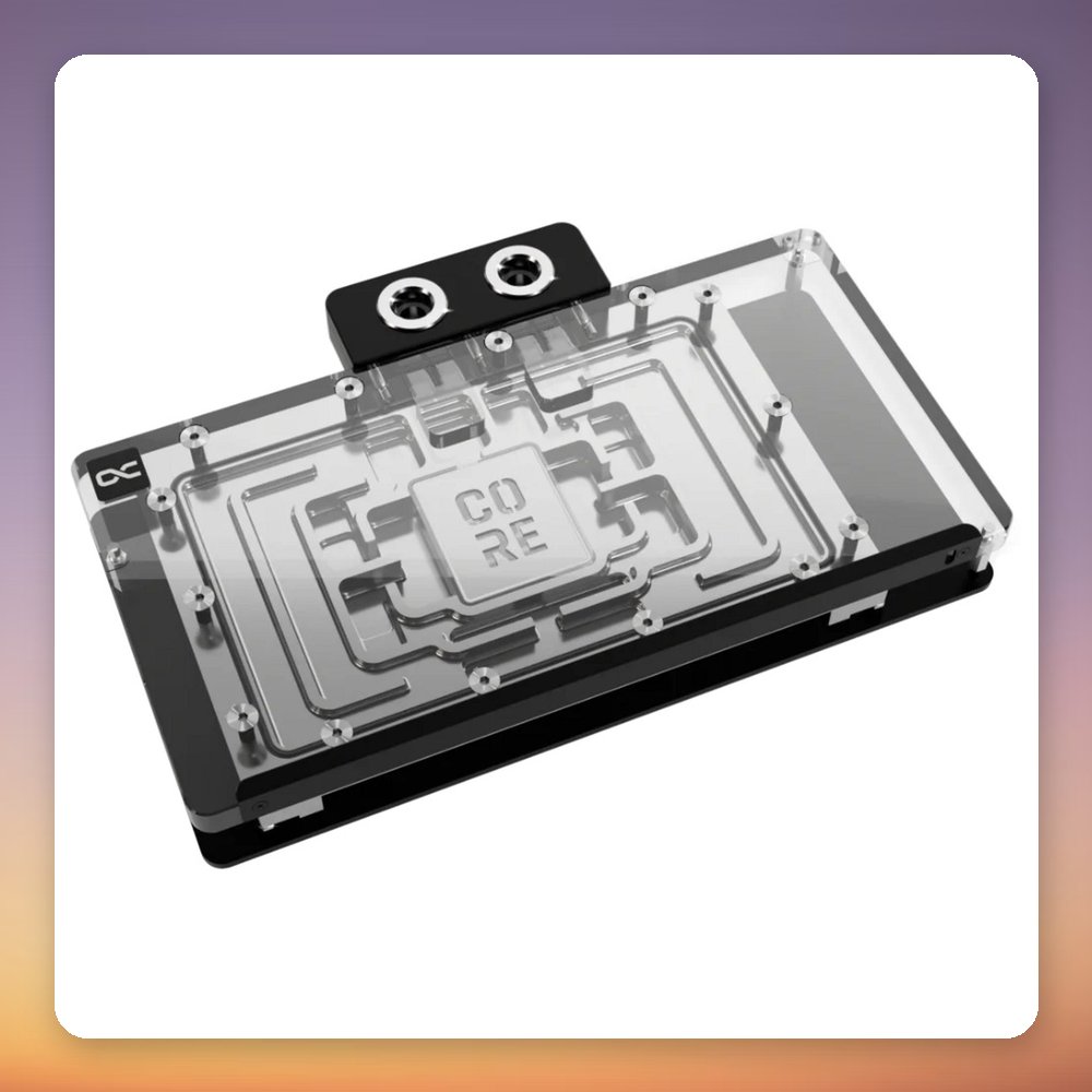Alphacool Core GeForce RTX 5090 Solid + AMP GPU Water Block with Backplate