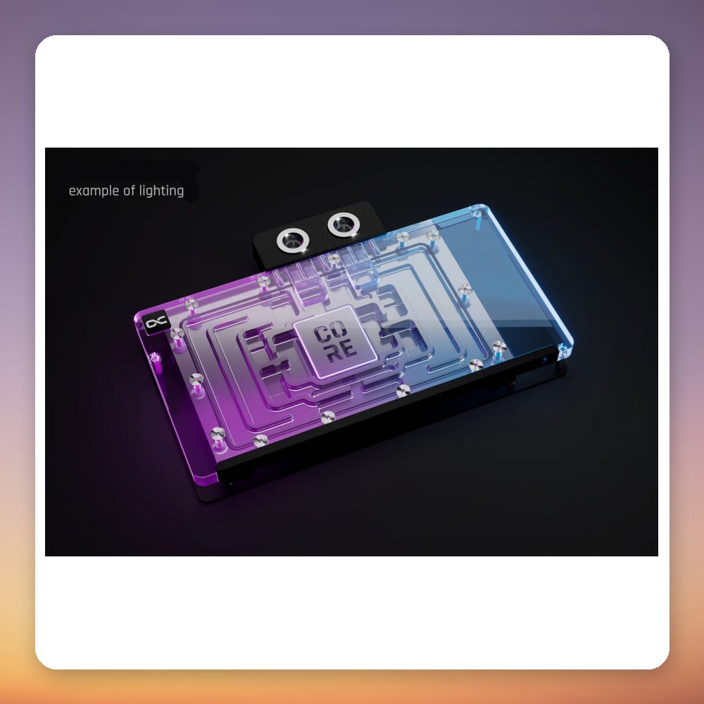 Alphacool Core GeForce RTX 5090 Solid + AMP GPU Water Block with Backplate – image 3