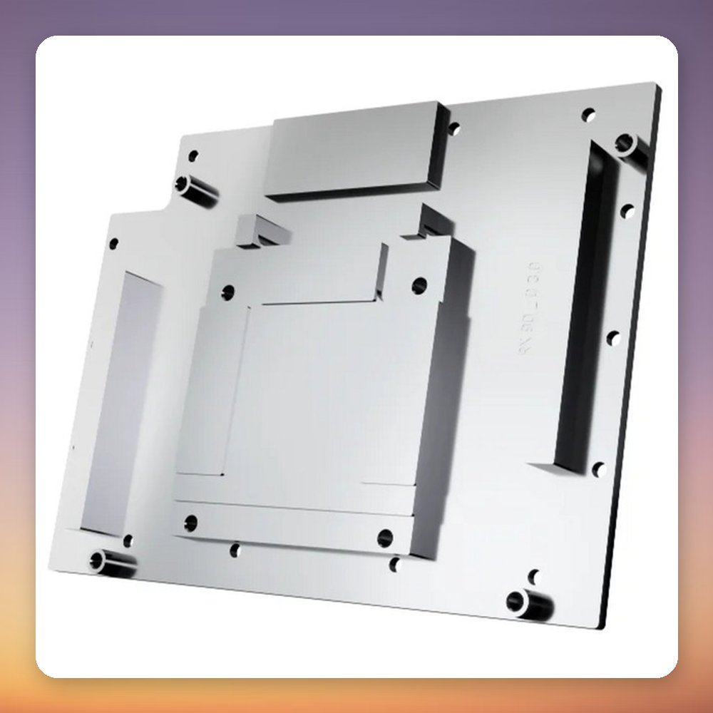 Alphacool Core RX 9070 XT TUF + Prime GPU Water Block, Transparent/Chrome, Incl. Backplate – image 6