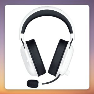 Razer BlackShark V2 HyperSpeed Wireless Gaming Headset, White, Bluetooth, USB-A