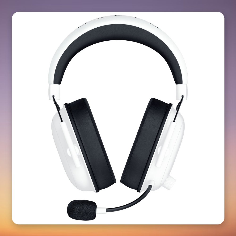 Razer BlackShark V2 HyperSpeed Wireless Gaming Headset, White, Bluetooth, USB-A – image 2