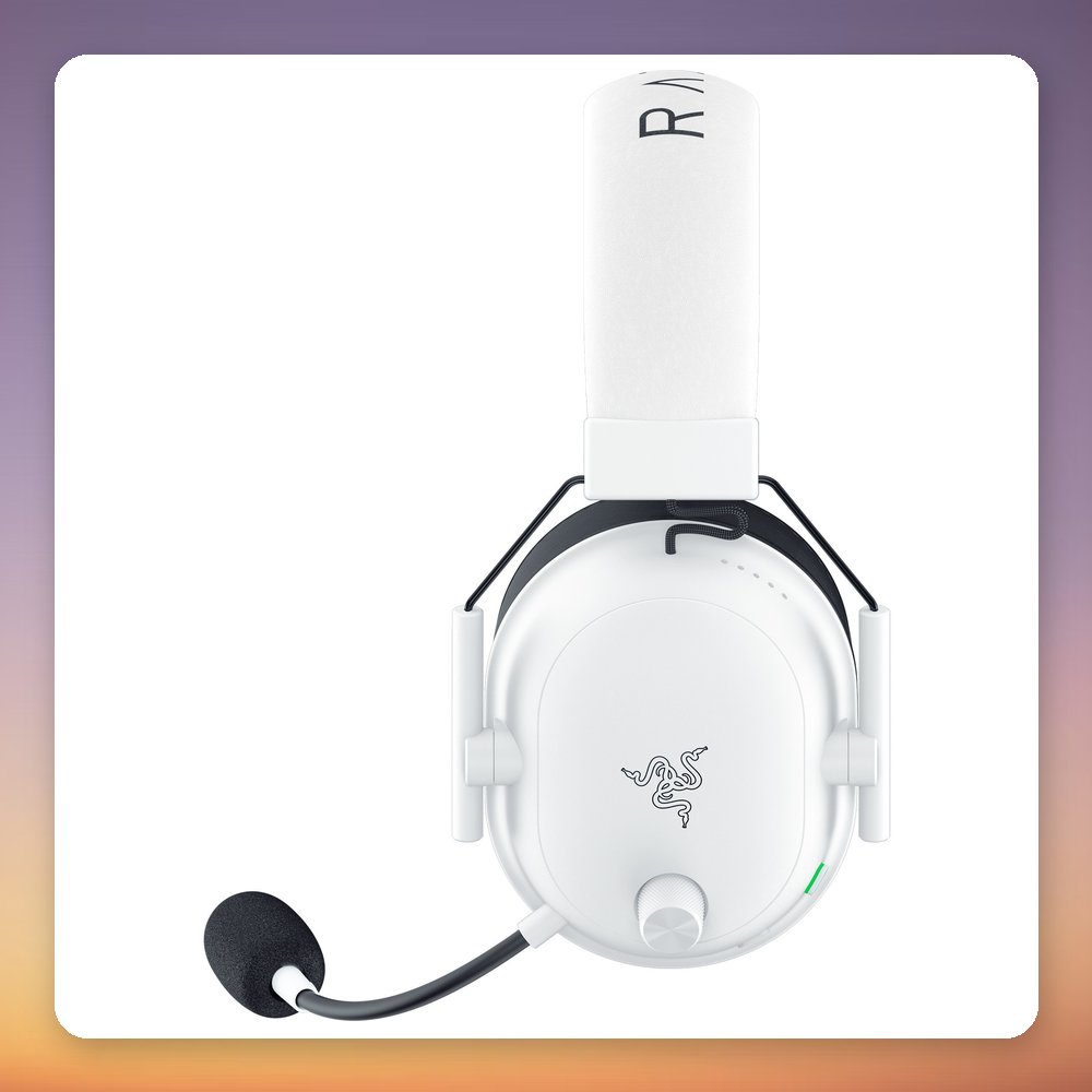 Razer BlackShark V2 HyperSpeed Wireless Gaming Headset, White, Bluetooth, USB-A – image 4