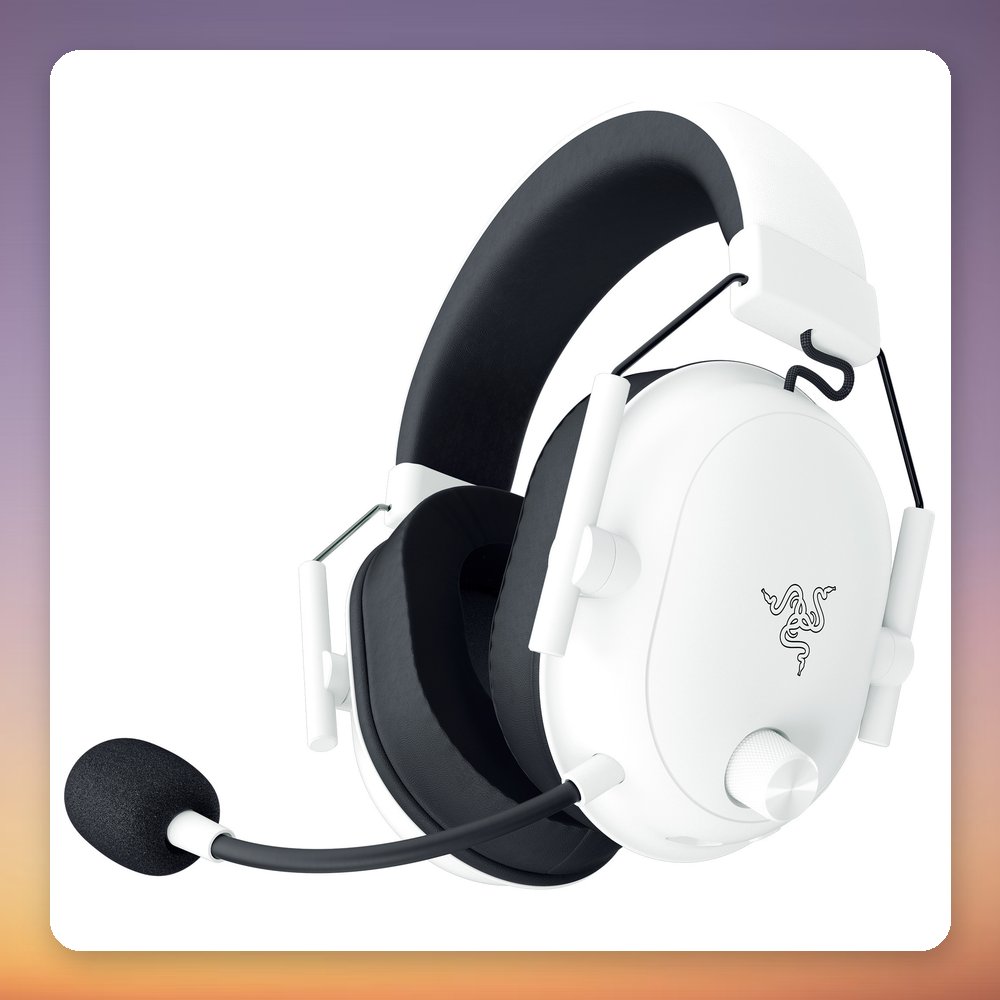 Razer BlackShark V2 HyperSpeed Wireless Gaming Headset, White, Bluetooth, USB-A – image 5