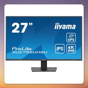 Iiyama ProLite XU2792UHSU-B6 27-Inch 4K IPS Monitor with USB-C and USB Hub