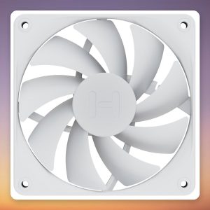 HYTE FA12 120 mm PWM Case Fan, White, 4-Pack, 1500 RPM