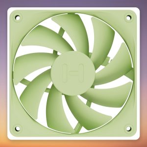 HYTE FA12 120 mm PWM Case Fan, Light Green, 4-Pack