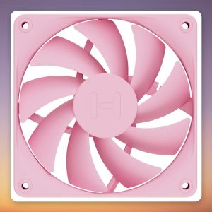 HYTE FA12 120 mm PWM Case Fan, Pink, 4-Pack