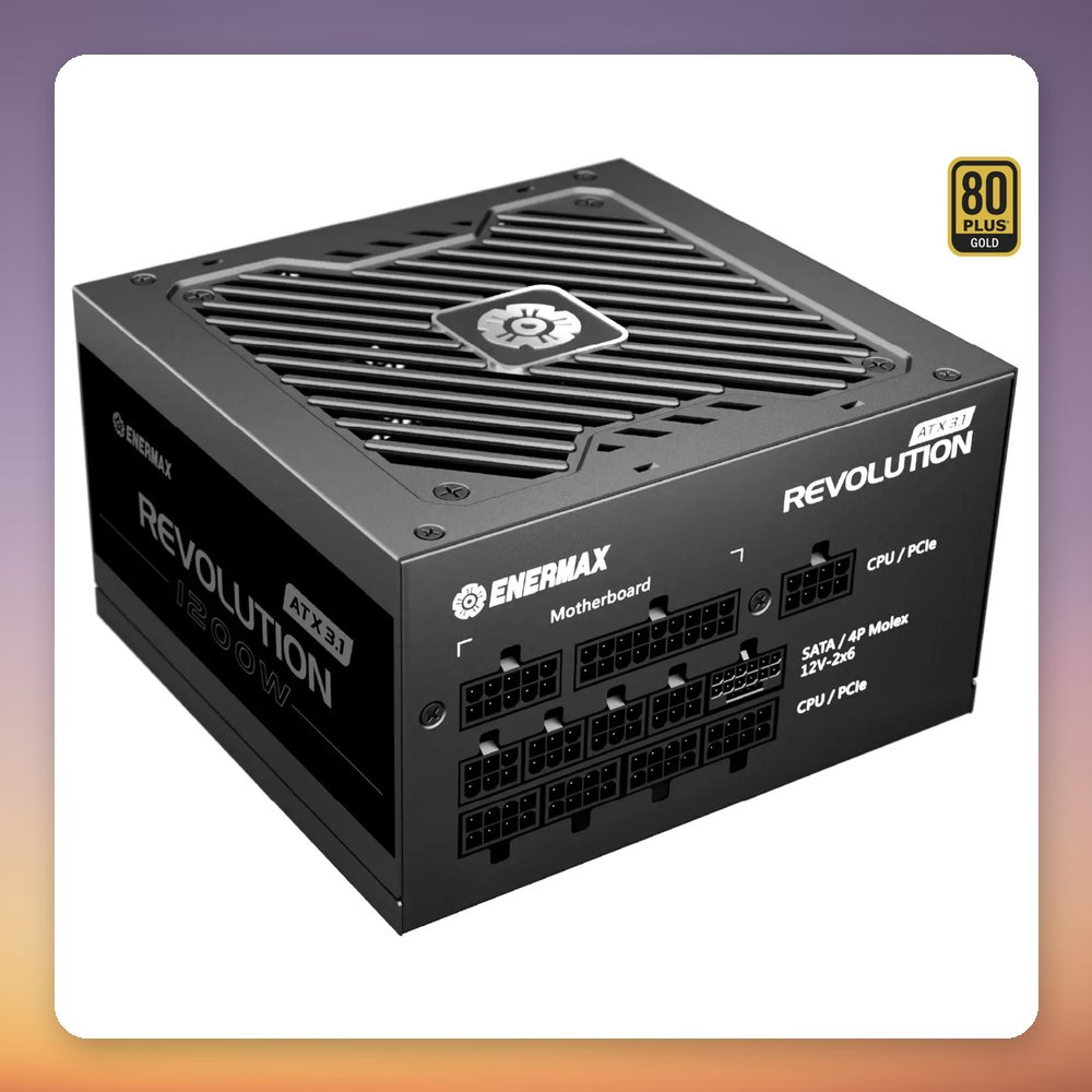 Enermax REVOLUTION ATX 3.1 1200W 80 PLUS Gold Fully Modular PSU