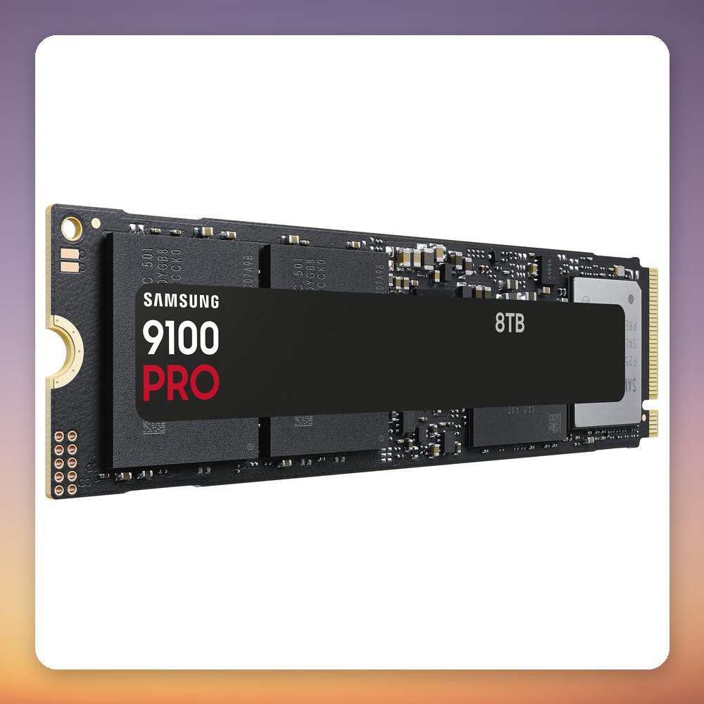 Samsung 9100 PRO 8 TB PCIe 5.0 x4 NVMe 2.0 M.2 2280 SSD