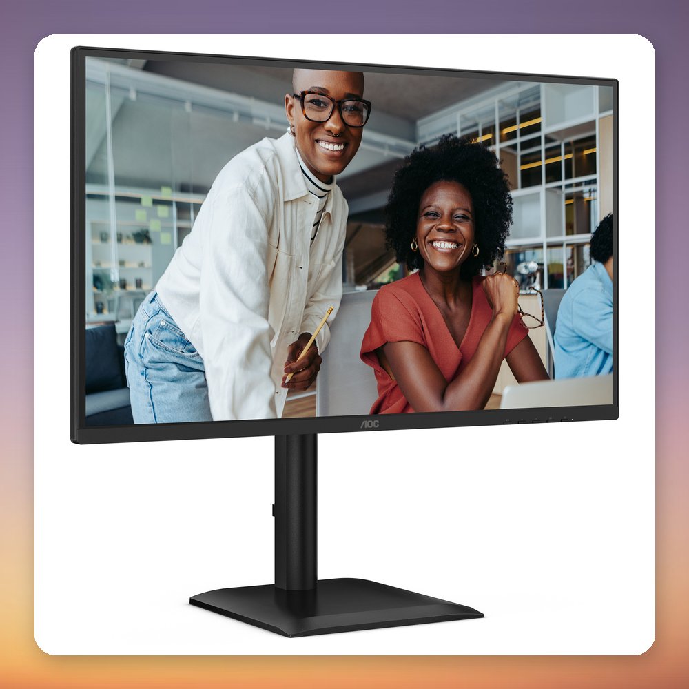 AOC Q27E4U 27-inch QHD IPS Monitor, 120 Hz, USB Hub, Adaptive-Sync