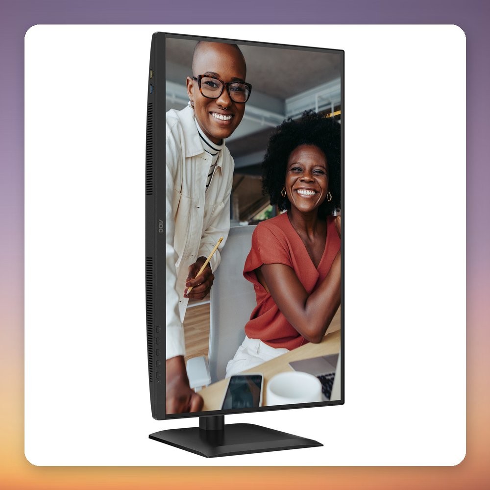 AOC Q27E4U 27-inch QHD IPS Monitor, 120 Hz, USB Hub, Adaptive-Sync – image 5