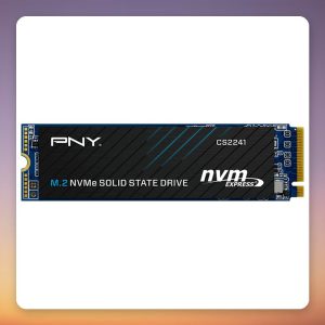 PNY CS2241 2 TB M.2 NVMe SSD, PCIe Gen4 x4, up to 5,000 MB/s