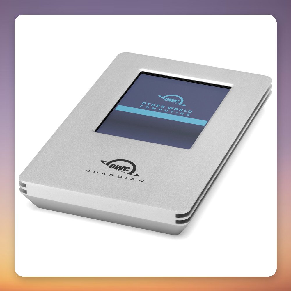 OWC Guardian 2 TB External SSD with Colour Touchscreen, USB-C 3.2 Gen 2 – image 2