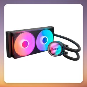 NZXT Kraken Core 240 RGB 240 mm AIO Liquid CPU Cooler, Black