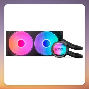 NZXT Kraken Core 240 RGB 240 mm AIO Liquid CPU Cooler, Black