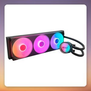 NZXT Kraken Core 360 RGB 360 mm AIO Liquid CPU Cooler, Black