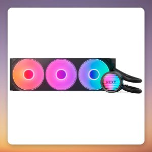 NZXT Kraken Core 360 RGB 360 mm AIO Liquid CPU Cooler, Black