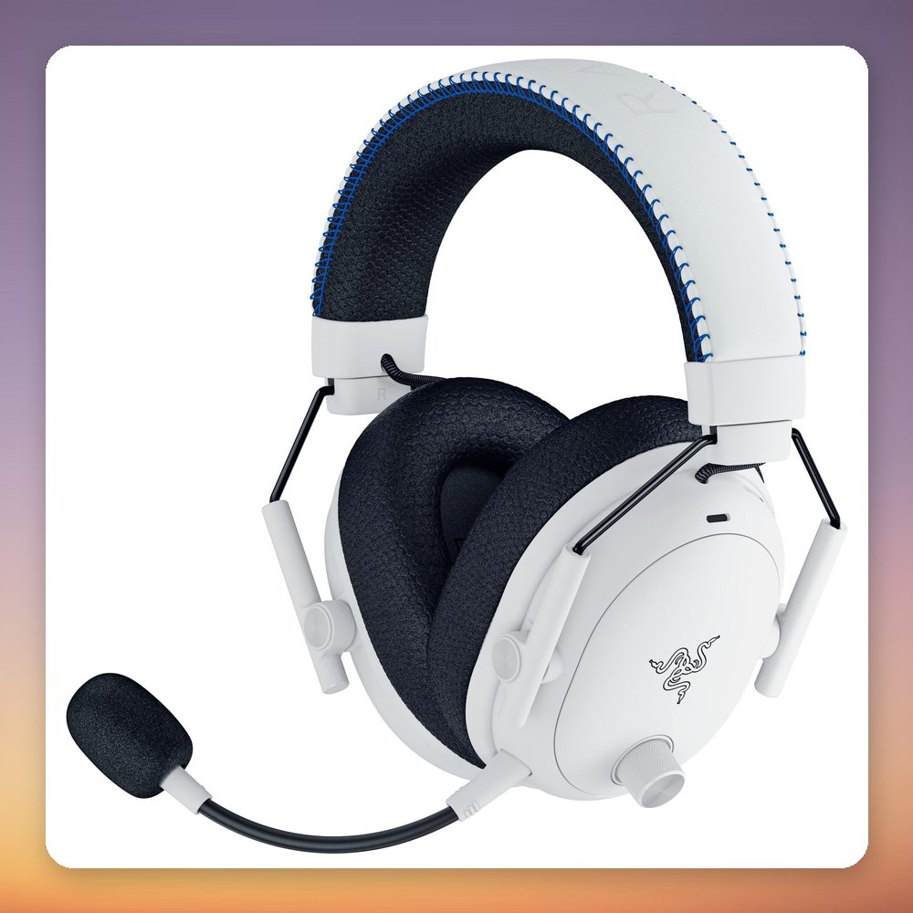 Razer BlackShark V3 Pro Wireless ANC Gaming Headset for PlayStation, White/Black – image 2
