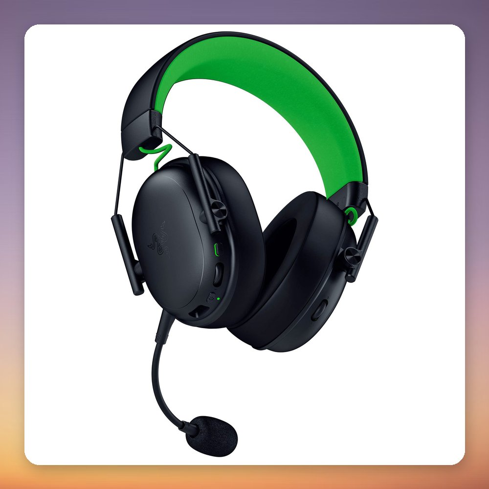 Razer BlackShark V3 X HyperSpeed for Xbox Wireless Gaming Headset, Black/Green, 2.4 GHz, Bluetooth, USB – image 2