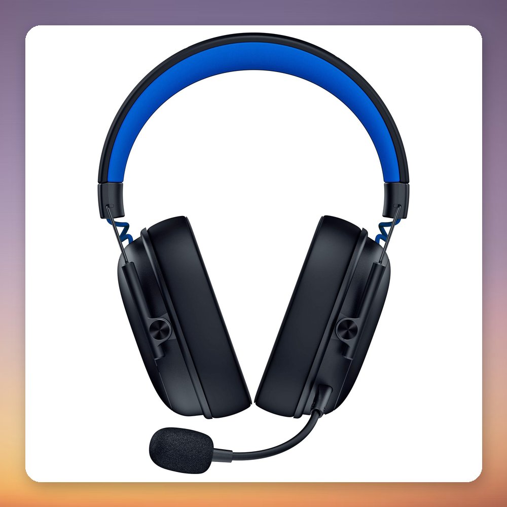Razer BlackShark V3 X HyperSpeed for PlayStation Wireless Gaming Headset, Black/Blue – image 3