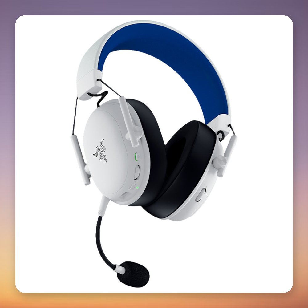 Razer BlackShark V3 X HyperSpeed Wireless Gaming Headset for PlayStation, White, 2.4 GHz/Bluetooth/USB – image 3