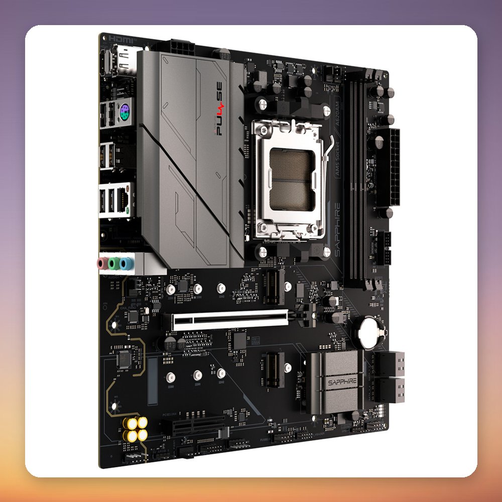 Sapphire PULSE A620AM AM5 Micro ATX Motherboard, AMD A620, DDR5 – image 4